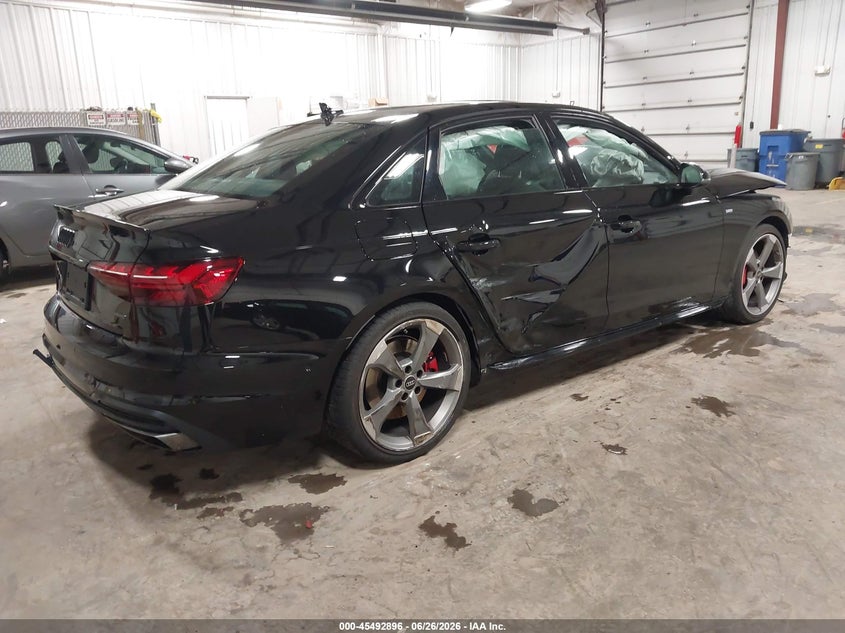 Vin: waufaaf43pa006738, lot: 45991093, audi a4 prestige 45 tfsi s line quattro s tronic 20234