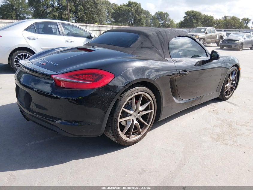 Vin: wp0cb2a81ds130287, lot: 45991136, porsche boxster s 20134