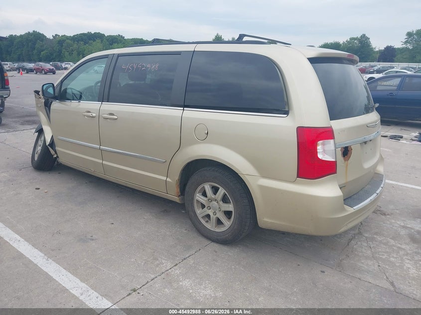 Vin: 2c4rc1bg7cr157677, lot: 45991185, chrysler town & country touring 20123