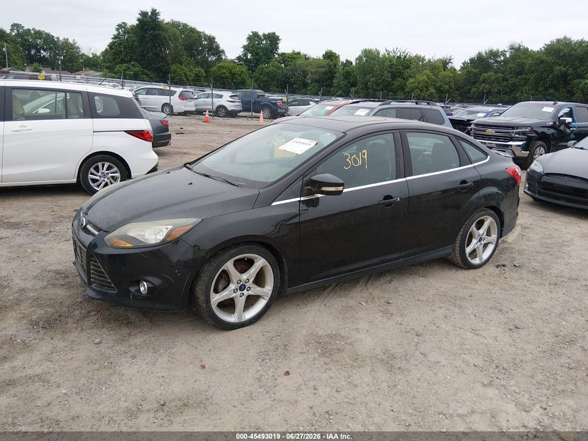 2014 Ford Focus Titanium 1FADP3J29EL342136 photo 1
