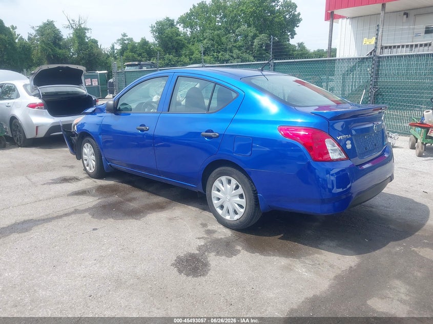 Vin: 3n1cn7ap8fl957851, lot: 45991254, nissan versa 1.6 s+ 20153
