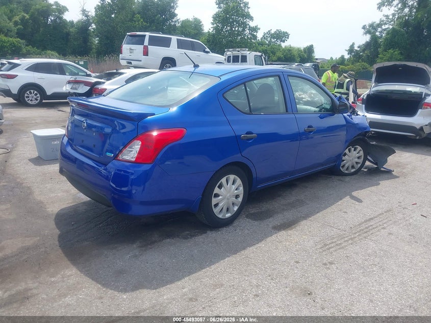 Vin: 3n1cn7ap8fl957851, lot: 45991254, nissan versa 1.6 s+ 20154