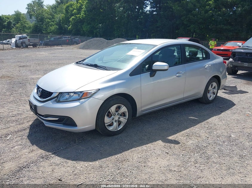 2014 HONDA CIVIC auction photo 2
