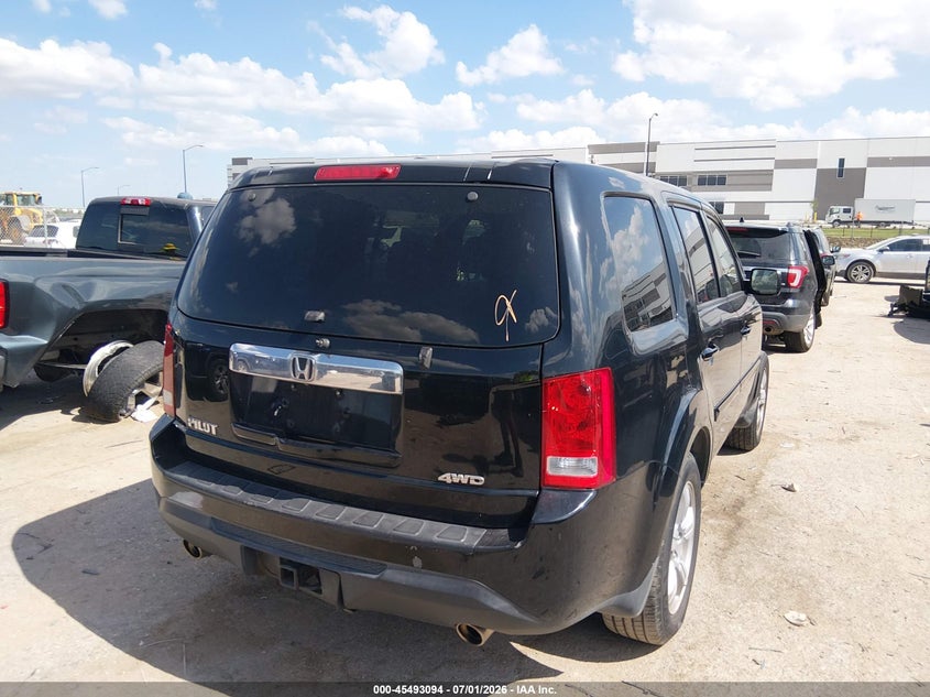 Vin: 5fnyf4h73cb018766, lot: 45991291, honda pilot ex-l 20124