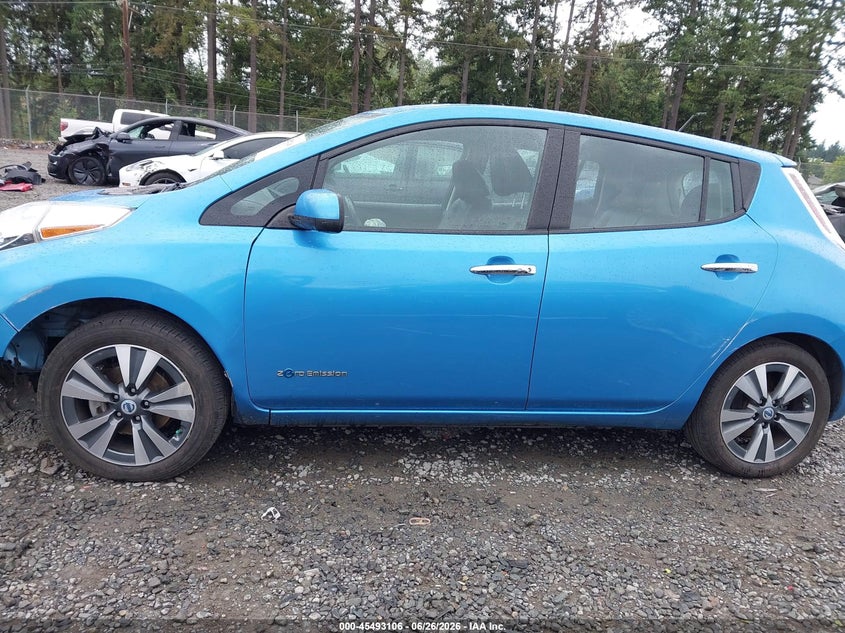 2013 Nissan Leaf Sl VIN: 1N4AZ0CP2DC411140 Lot: 45493106