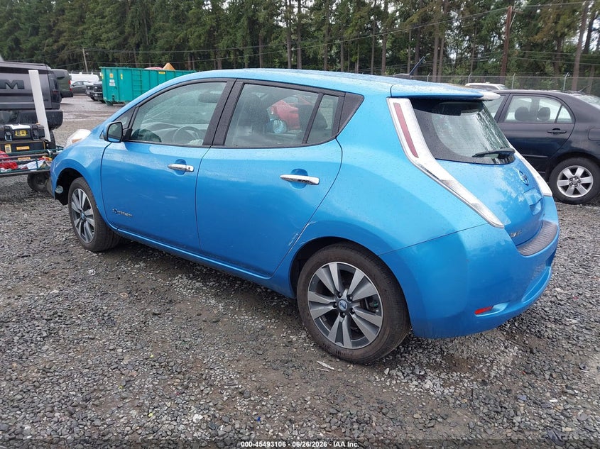 Vin: 1n4az0cp2dc411140, lot: 45991303, nissan leaf sl 20133
