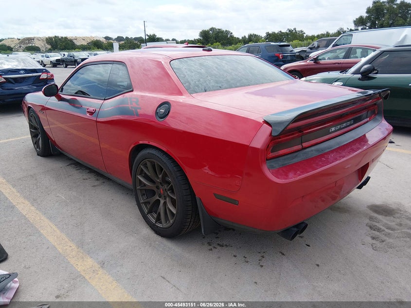 Vin: 2c3cdybtxdh501586, lot: 45991348, dodge challenger r/t classic 20133