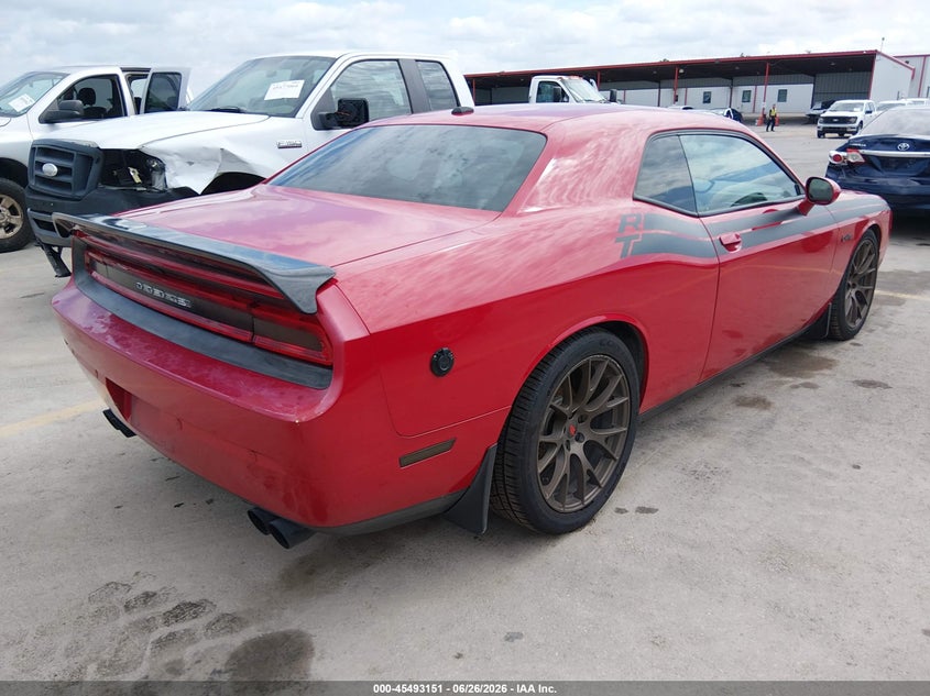 Vin: 2c3cdybtxdh501586, lot: 45991348, dodge challenger r/t classic 20134