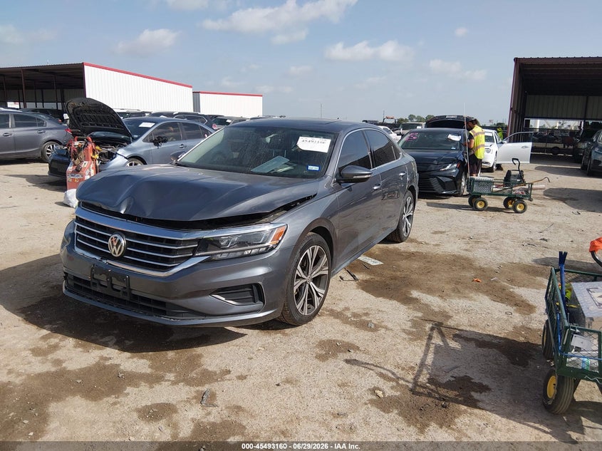 Vin: 1vwsa7a33nc001072, lot: 45991357, volkswagen passat 2.0t se 20222