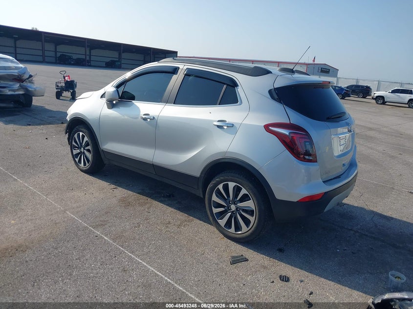 Vin: kl4cjesm6nb525917, lot: 45991445, buick encore awd preferred 20223