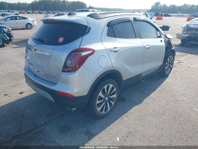 Vin: kl4cjesm6nb525917, lot: 45991445, buick encore awd preferred 20224