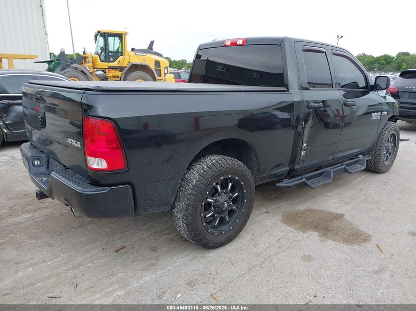 Vin: 1c6rr7ft9js308434, lot: 45991512, ram 1500 express  4x4 6'4 box 20184