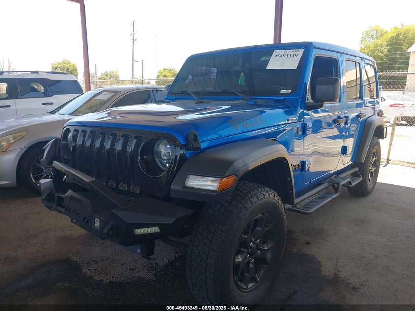 JEEP WRANGLER UNLIMITED 2021 VIN 1C4HJXDG0MW722488