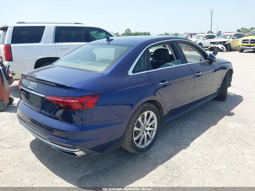 Vin: waugmaf48ln005292, lot: 45991562, audi a4 premium 40 tfsi front-wheel drive s tronic 20204