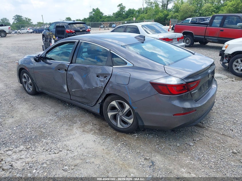 Vin: 19xze4f5xke012508, lot: 45991579, honda insight ex 20193