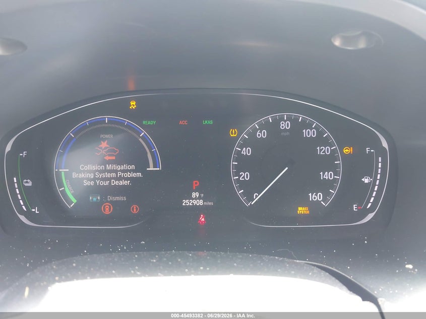2019 Honda Insight Ex VIN: 19XZE4F5XKE012508 Lot: 45493382