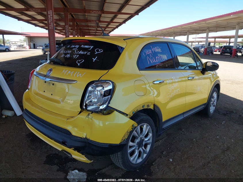 2016 Fiat 500X Easy VIN: ZFBCFXBT8GP339783 Lot: 45493383
