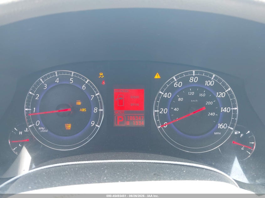 2008 Infiniti Ex35 Journey VIN: JNKAJ09F08M358730 Lot: 45493451