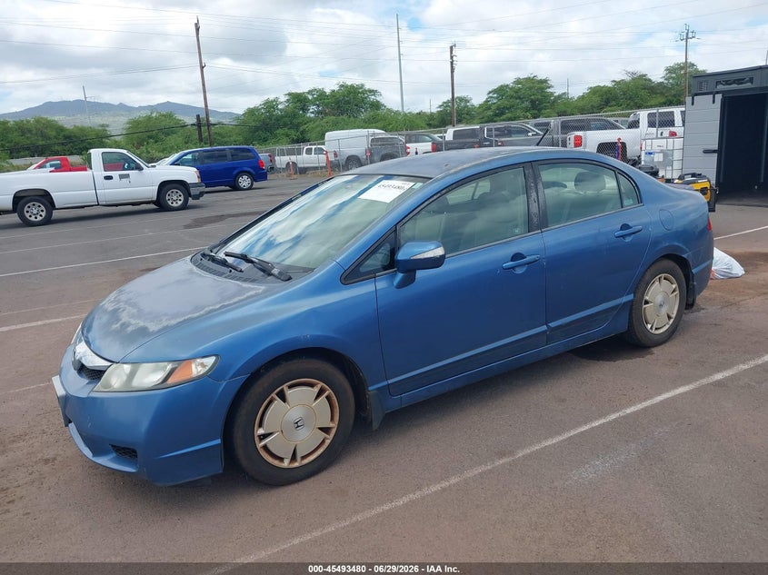 2009 HONDA CIVIC HYBRID auction photo 2
