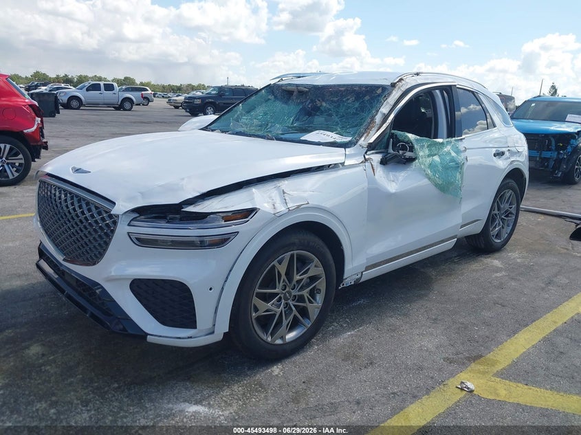 Vin: 5nmmadtb2sh023043, lot: 45991695, genesis gv70 2.5t awd 20252