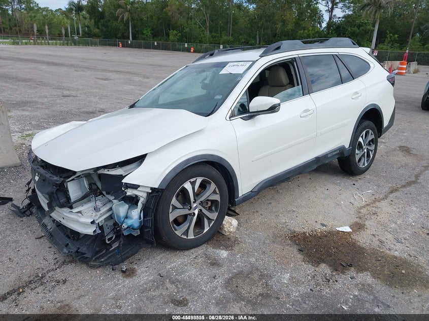 2021 SUBARU OUTBACK auction photo 2
