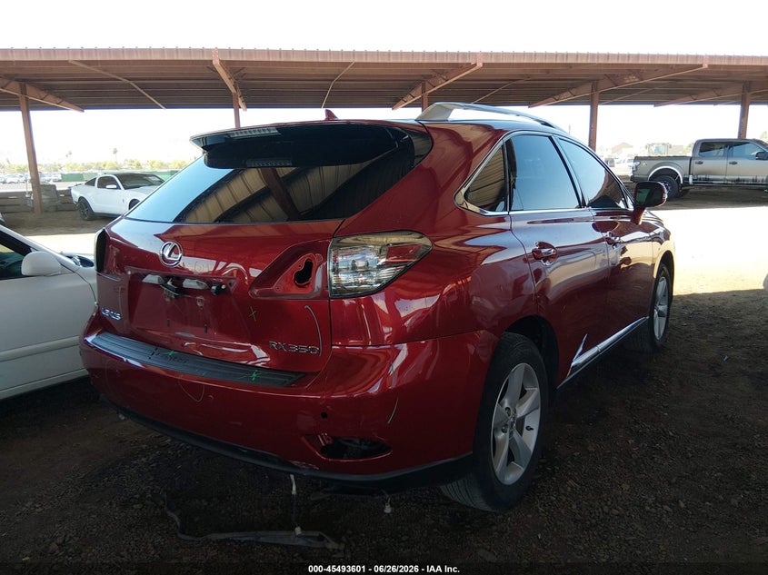 2010 LEXUS RX 350 auction photo 4