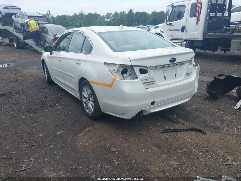 2017 SUBARU LEGACY SEDAN 2.5L H-4 DOHC, VVT, 175HP