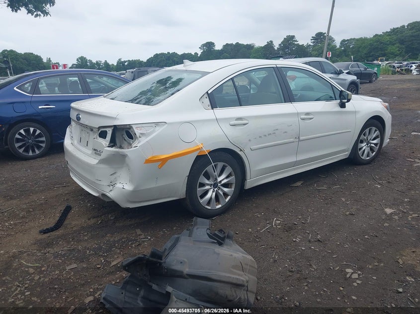 2017 SUBARU LEGACY SEDAN 2.5L H-4 DOHC, VVT, 175HP
