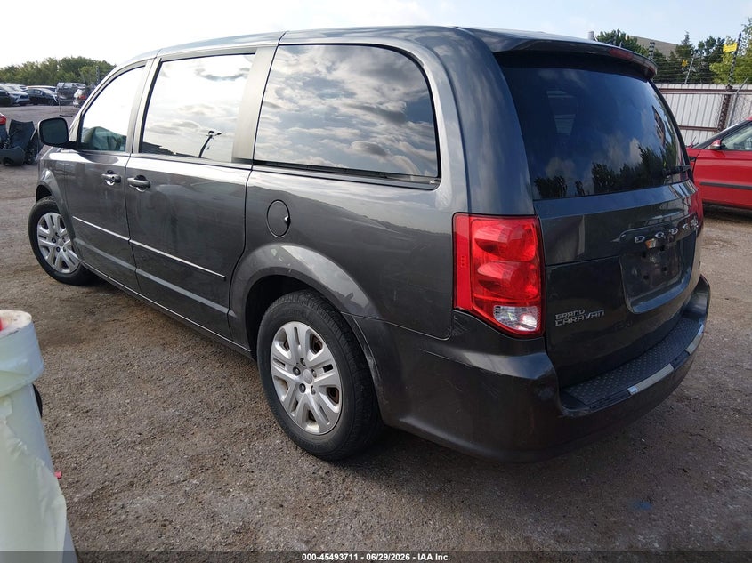 Vin: 2c4rdgbg7fr639960, lot: 45991908, dodge grand caravan se 20153