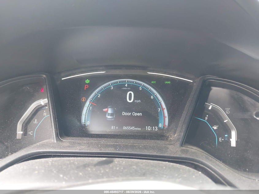HONDA CIVIC 2021 VIN 2HGFC2F69MH543665