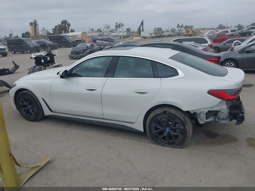 2024 BMW I4 Gran Coupe Edrive35 VIN: WBY43AW06RFS97242 Lot: 45493749