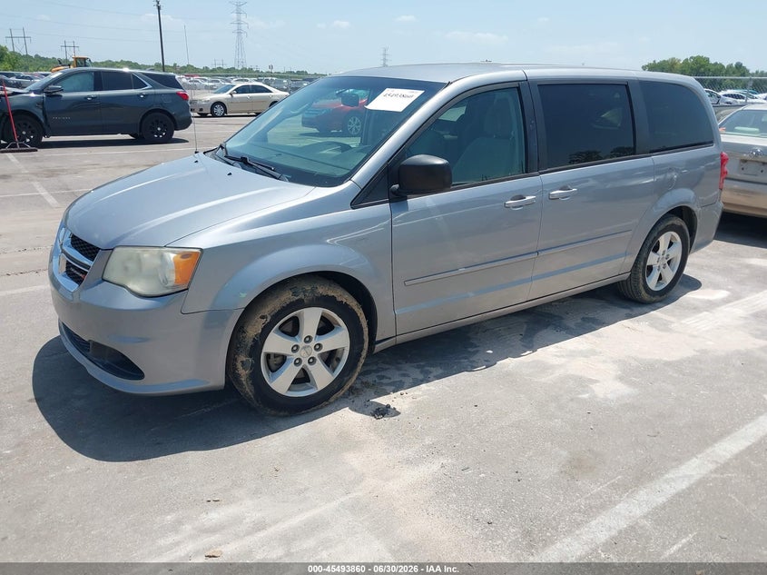 Vin: 2c4rdgbgxdr736485, lot: 45992058, dodge grand caravan se 20132