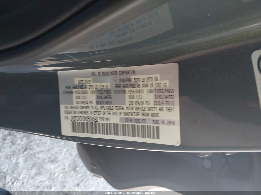 2021 MAZDA CX-9 SPORT UTILITY VEHICLE 2.5L I-4 DI, DOHC, VVT, TURBO, 227HP