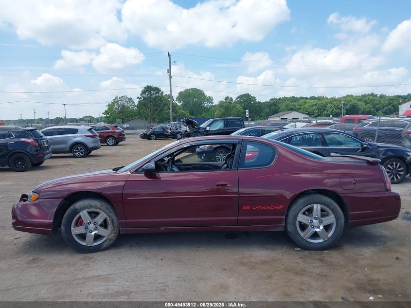 2002 Chevrolet Monte Carlo Ss VIN: 2G1WX15K629373468 Lot: 45493912