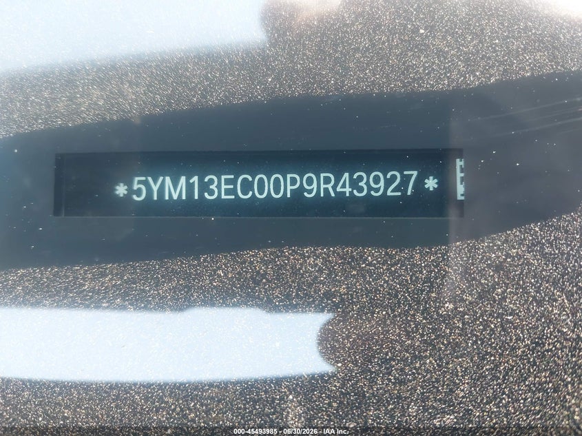 BMW X3 M 2023 VIN 5YM13EC00P9R43927