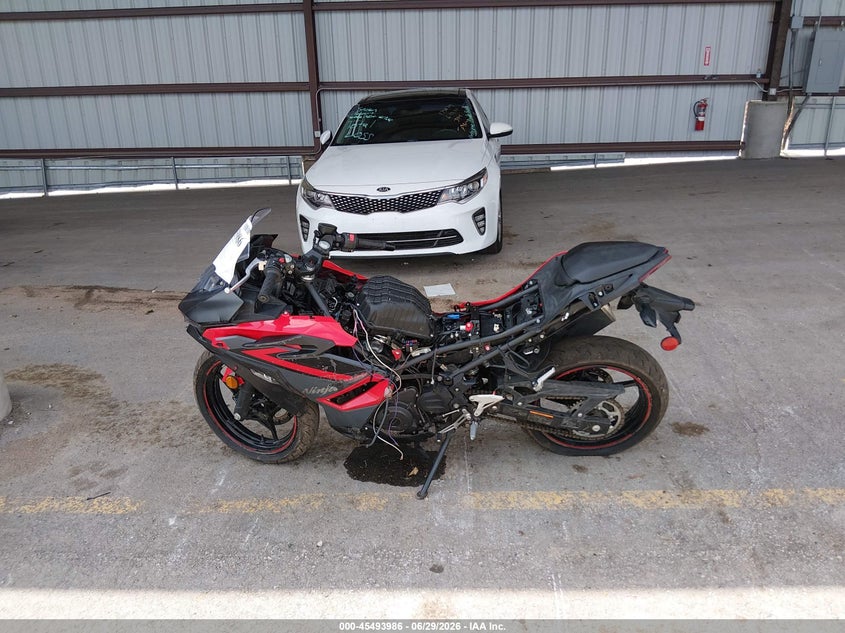 2024 Kawasaki Ex500 VIN: ML5EXGG19RDA30822 Lot: 45493986