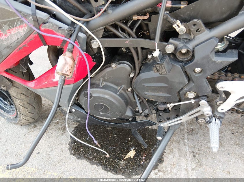 2024 Kawasaki Ex500 VIN: ML5EXGG19RDA30822 Lot: 45493986