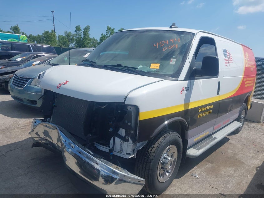 2022 Chevrolet Express Cargo Rwd 2500 Regular Wheelbase Wt 1GCWGAFP6N1169148 photo 1