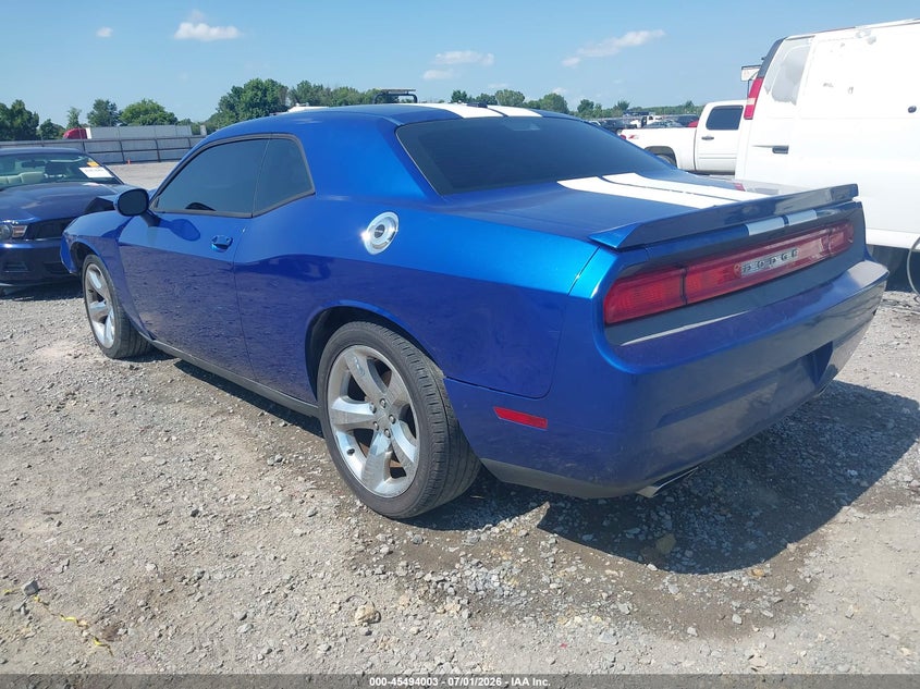 Vin: 2c3cdybt9ch254690, lot: 45992201, dodge challenger r/t 20123