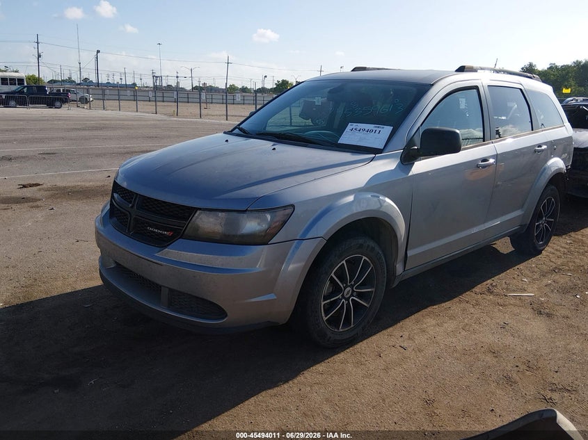 2018 Dodge Journey, Rear, IAAI, VIN 3C4PDCAB2JT533895 — photo 2
