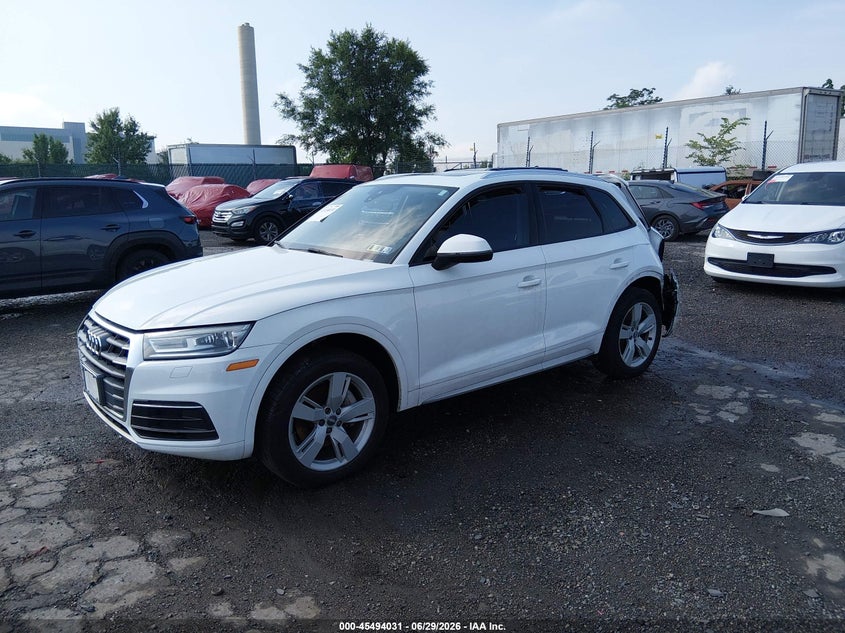 Vin: wa1anafy7j2009173, lot: 45992228, audi q5 2.0t premium/2.0t tech premium 20182