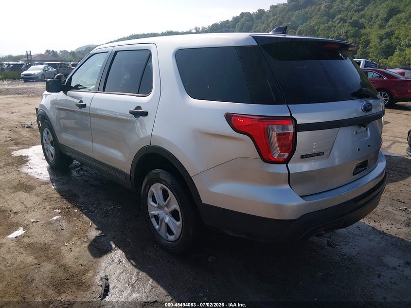 Vin: 1fm5k8ar7gga02076, lot: 45992280, ford utility police interceptor 20163