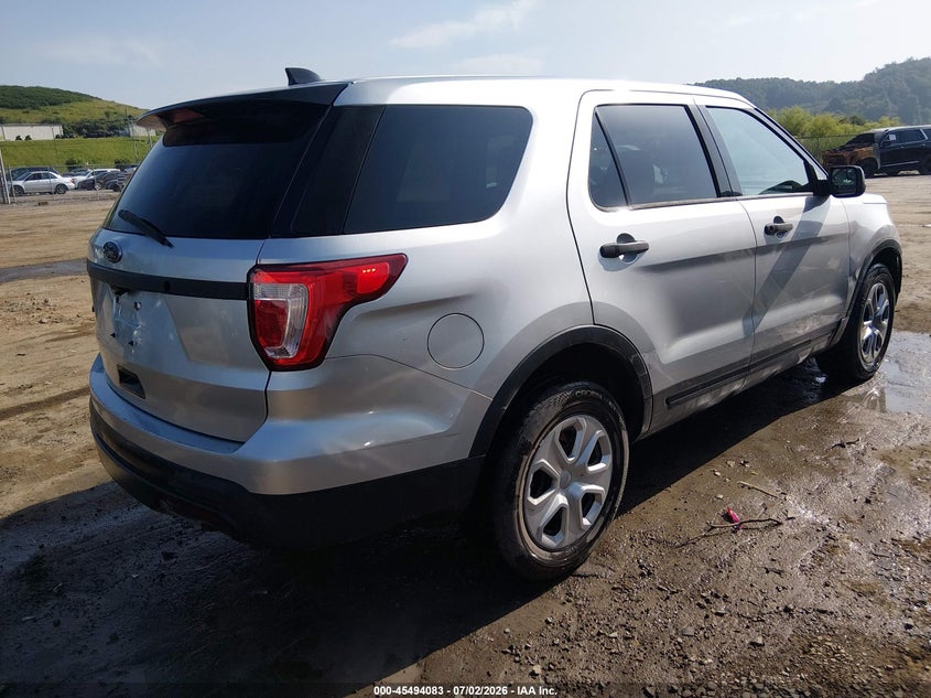 Vin: 1fm5k8ar7gga02076, lot: 45992280, ford utility police interceptor 20164