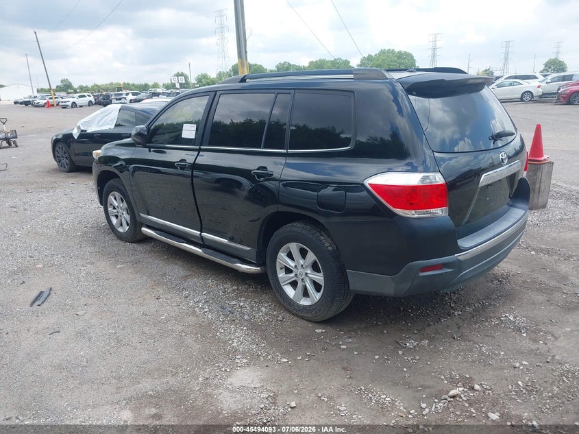 Vin: 5tdza3eh1bs013537, lot: 45992290, toyota highlander 20113