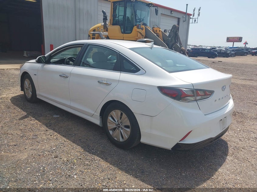 Vin: kmhe24l30ja082963, lot: 45992306, hyundai sonata hybrid se 20183