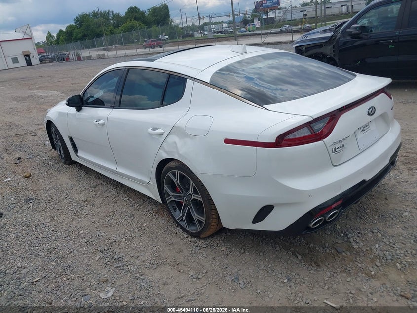 Vin: knae45lc4j6018235, lot: 45992307, kia stinger gt1 20183