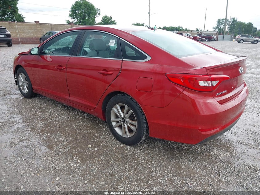 2017 HYUNDAI SONATA SEDAN 2.4L I-4 DI, DOHC, VVT, 185HP