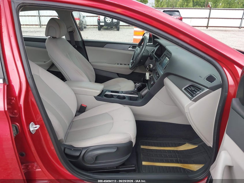 2017 HYUNDAI SONATA SEDAN 2.4L I-4 DI, DOHC, VVT, 185HP