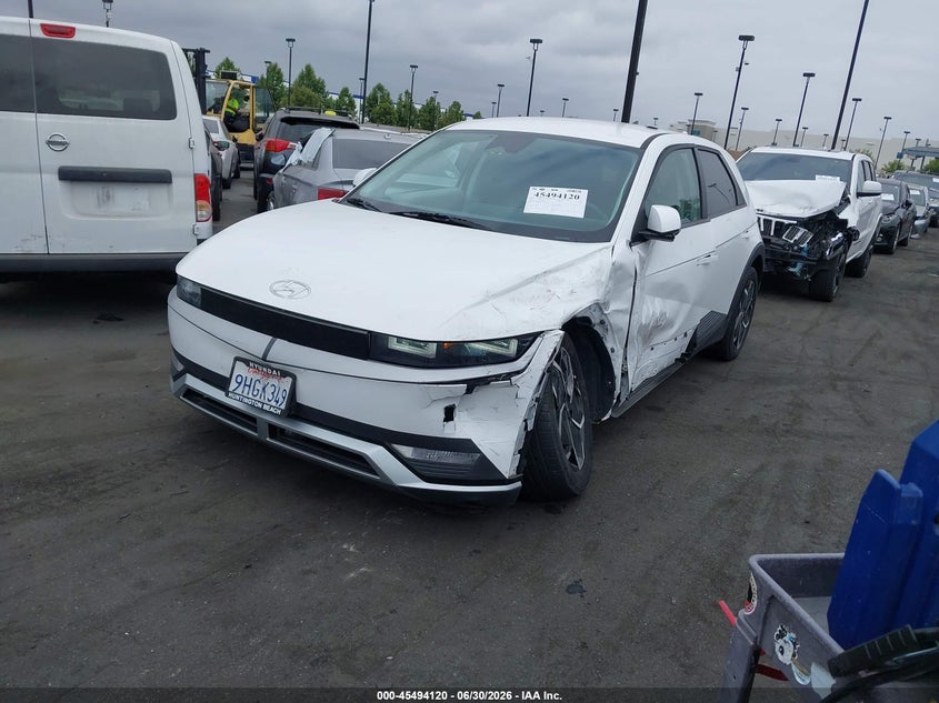 Vin: km8kmdaf8pu167681, lot: 45992317, hyundai ioniq 5 se 20232