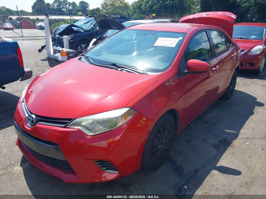2015 Toyota Corolla, Удар сзади, IAAI, VIN 5YFBURHE8FP267970 — фото 2